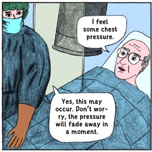 Информация в стиле комиксов оптимальна для подготовки пациентов к катетеризации сердца